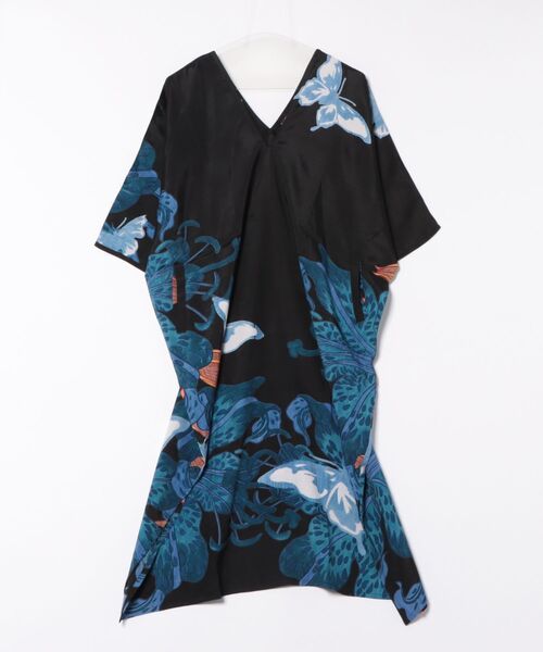 あや様 ワンピース M紺 AMBIDEX Store △○L/embroidely kaftan ワンピース(F クロ): yuni