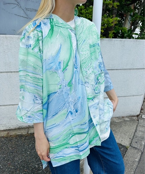 ブラウス シャツ チャイハネ / イロナガシハッカケＭ−ＳＨ / 7IA-4209 レディース メンズ ブラウス シャツ チャイハネ / イロナガシハッカケM−SH 7IA