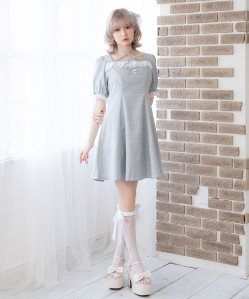 【Love & Roses】【日本未入荷】長袖 フリルネック ワンピース Love & Roses | Next Japan