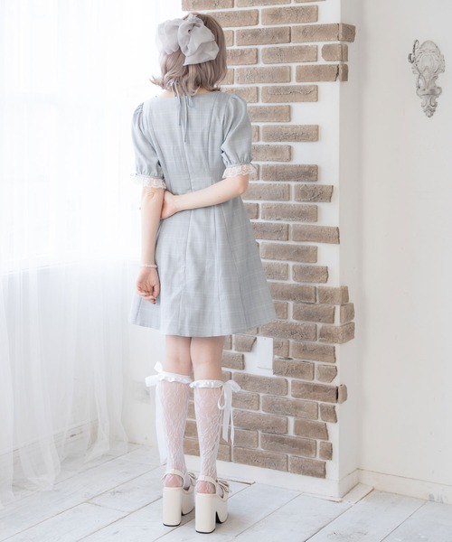 DearMyLoveRose ワンピース ホルターネックレースフリル
