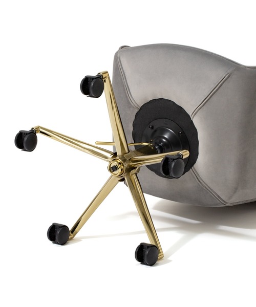 Francfranc 家具 エルドラド デスクチェア グレー : ZOZOTOWN