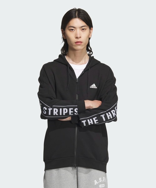adidas パーカー ワーディングパック ルーズフィット フレンチ