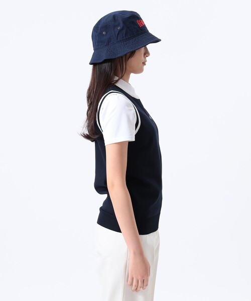 BEAMS GOLF ベスト ジレ ORANGE LABEL / リブライン ニット