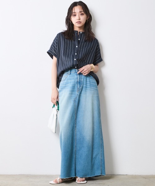 タグ付きLサイズZUCCAデニムスカート ZUCCa（ズッカ）の「デニム/スカート（スカート）」 - WEAR