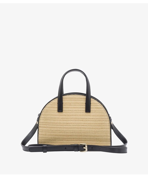 A.P.C.★スモール デミルーン トートバッグ PXCAXF61942LZZ Demi-Lune Small tote bag | Smooth vegetable-tanned leather
