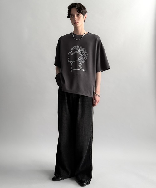CREATE PRODUCTIONS オーバーサイズTシャツ チャコールグレーL Classical Origin tシャツ メンズ : ZOZOTOWN Yahoo!店 - 通販 - Yahoo
