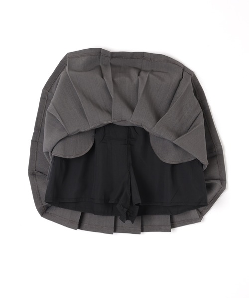 M DOLLY スカート waist ribbon mini skirt/ウエストリボンミニ 