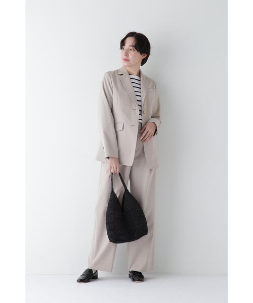 humanwoman やぎ革　グレーのかごバック セール】 CRAIG FOR HUMANWOMAN バスケットトート （バッグ