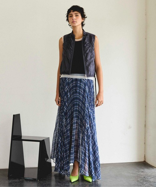 MAISON SPECIAL スカート Moire Volume Skirt/モアレボリュームスカート【MAISON SPECIAL