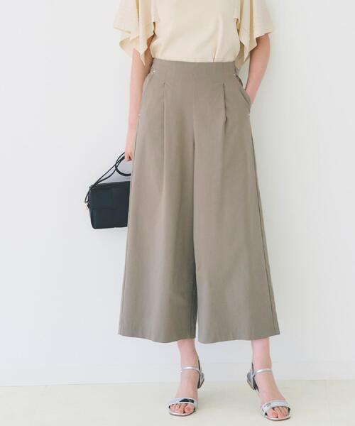 CLANE（クラネ） パンツ VELOUR CAPRI PANTS レディース : ZOZOTOWN