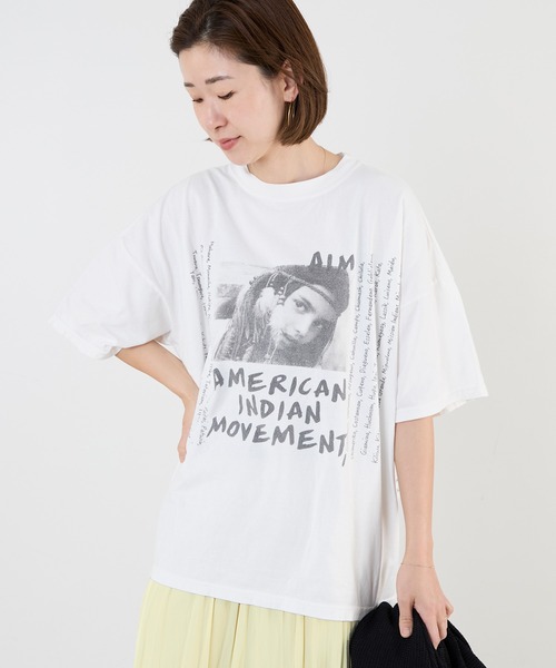 REMI RELIEF ★ インディアン プリント Tシャツ REMI RELIEF tシャツ 「REMI RELIEF」”INDIAN”プリント BIG T