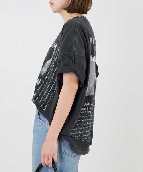 REMI RELIEF tシャツ 「REMI RELIEF」”INDIAN”プリント BIG T