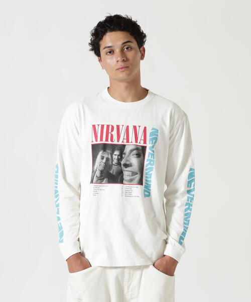NIRVANA（MAMMUT） tシャツ NIRVANA/ニルヴァーナ/NEVERMIND L/S TEE