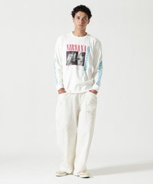 NIRVANA（MAMMUT） tシャツ NIRVANA/ニルヴァーナ/NEVERMIND L/S TEE