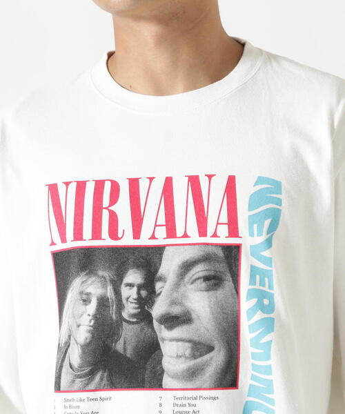 NIRVANA（MAMMUT） tシャツ NIRVANA/ニルヴァーナ/NEVERMIND L/S TEE
