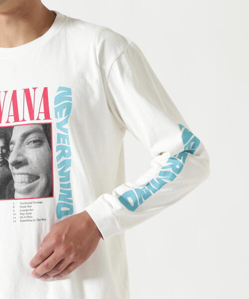 NIRVANA（MAMMUT） tシャツ NIRVANA/ニルヴァーナ/NEVERMIND L/S TEE
