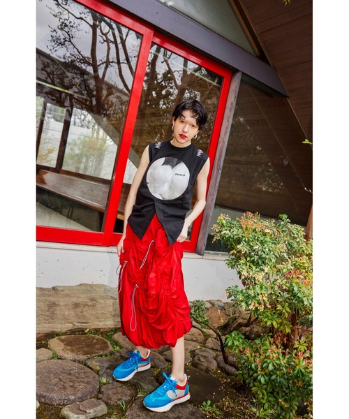 OMMO（オーエムエムオー） tシャツ BALLOON PHOTO TANK レディース