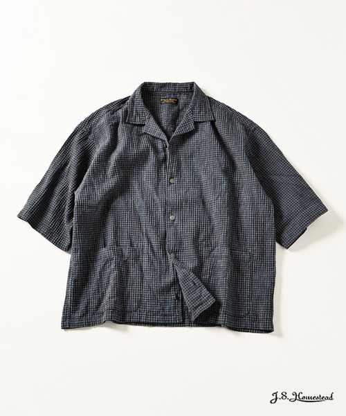 野*）様 J.S. Homestead オープンカラーシャツ JOURNAL STANDARD J.S HOMESTEAD シャツ J.S.Homestead / Stead