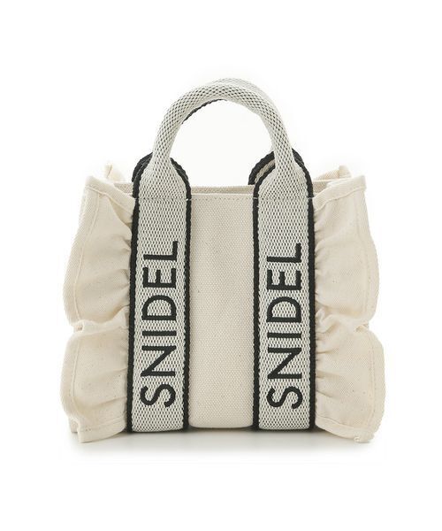 SNIDEL ショルダーバッグ バッグ フリルロゴミニバッグ