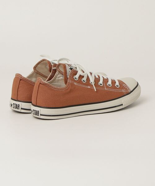 「CONVERSE」 ローカットスニーカー 24.5cm ブラウン レディース