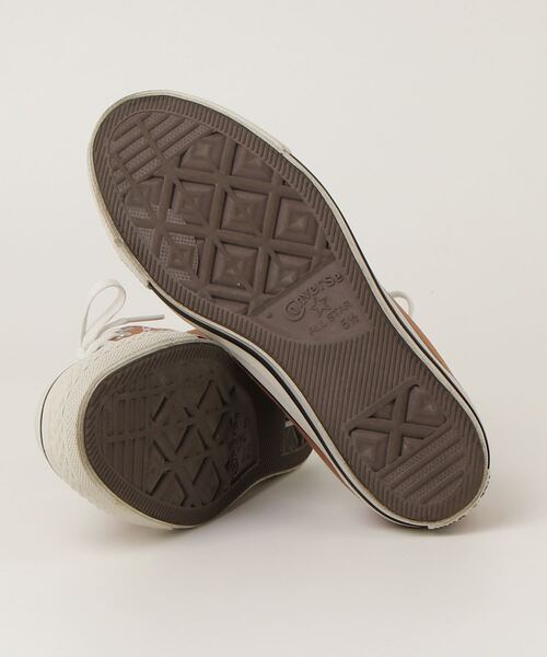 「CONVERSE」 ローカットスニーカー 24.5cm ブラウン レディース