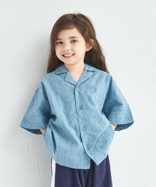 BURBERRY（バーバリー） 「KIDS」チェック柄長袖シャツ 110 ベージュ