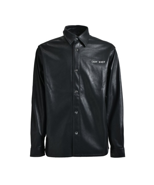 LAST NEST【ラストネスト】レザーシャツ LAST NEST シャツ LEATHER SHIRTS (EXCLUSIVE) メンズ
