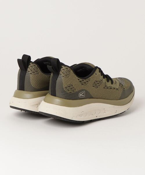 「KEEN」 ローカットスニーカー 25.5cm オリーブ×ブラック メンズ_画像2