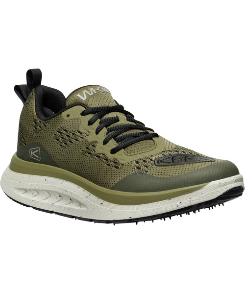 「KEEN」 ローカットスニーカー 25.5cm オリーブ×ブラック メンズ_画像6