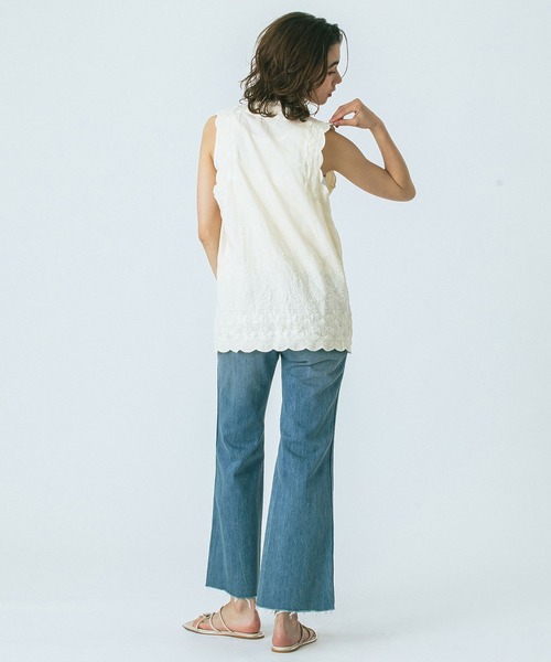 HLAADA ベスト ジレ (HLAADA for ROSEBUD)EMBROIDERY GILET レディース
