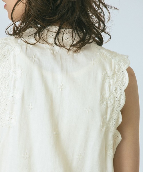HLAADA ベスト ジレ (HLAADA for ROSEBUD)EMBROIDERY GILET