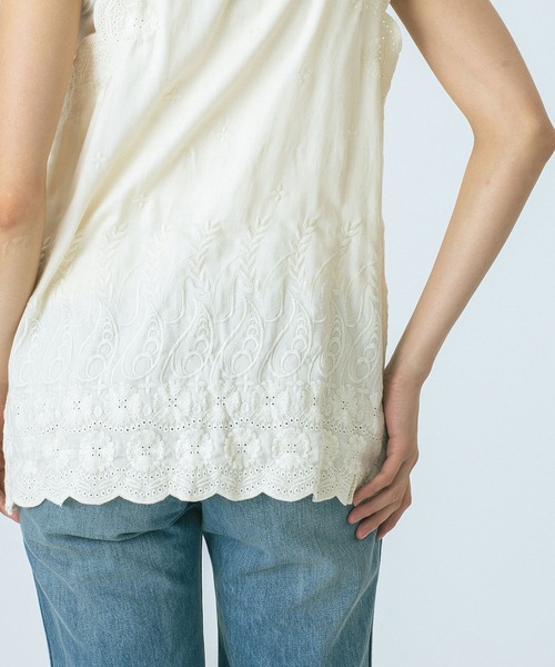 ベスト ジレ (HLAADA for ROSEBUD)EMBROIDERY GILET レディース HLAADA ベスト ジレ (HLAADA for ROSEBUD)EMBROIDERY GILET