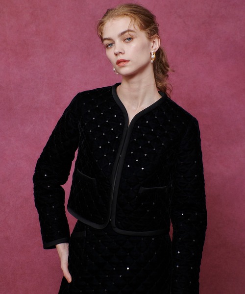 LOULOU WILLOUGHBY（ルルウィルビー） ジャケット ノーカラー