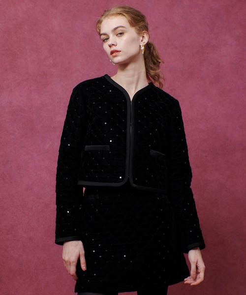 LOULOU WILLOUGHBY（ルルウィルビー） ジャケット ノーカラー