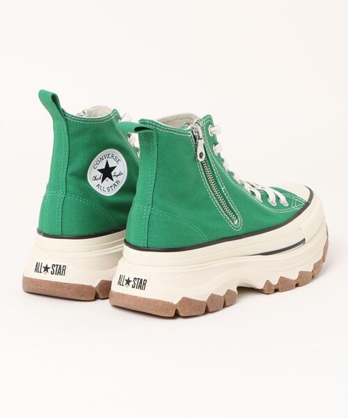 「CONVERSE」 ハイカットスニーカー 24.5cm アイボリー レディース