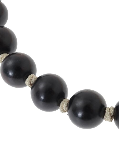 「OCUCCI Jewery（オクチジュエリー）」ウッド×シルクネックレスの画像
