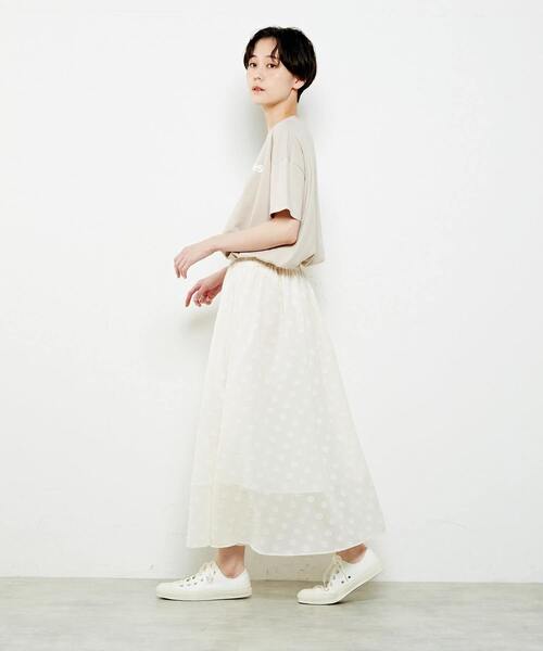 「MELROSE claire」 フレアスカート 2 ホワイト レディース_画像7