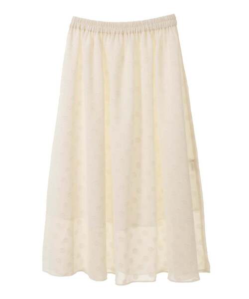 「MELROSE claire」 フレアスカート 2 ホワイト レディース_画像9