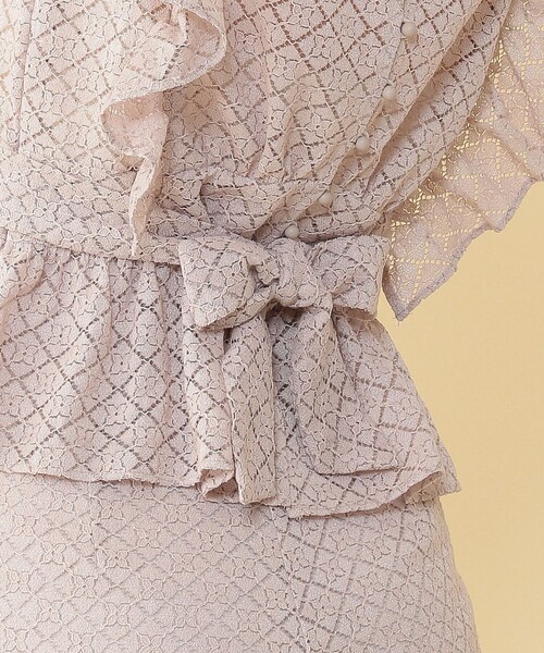 「ME COUTURE」 パンツ 0 ベージュ レディース_画像10