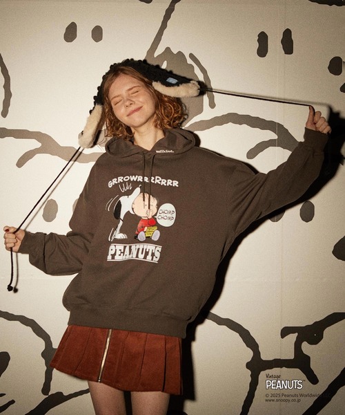 パーカー MILKFED. &times; PEANUTS HOODIE レディース メンズ