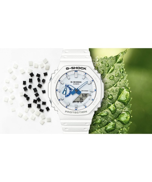 G-SHOCK 「G-SHOCK」 アナログ腕時計 FREE ホワイト×ブルー メンズ