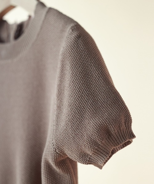 「SAISON DE PAPILLON」 半袖ニット M チャコール レディース_画像7