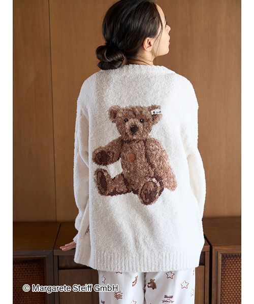 gelato pique テディベア刺繍カーディガン セール】ベビモコベアさがらカーディガン（ルームウェア/パジャマ