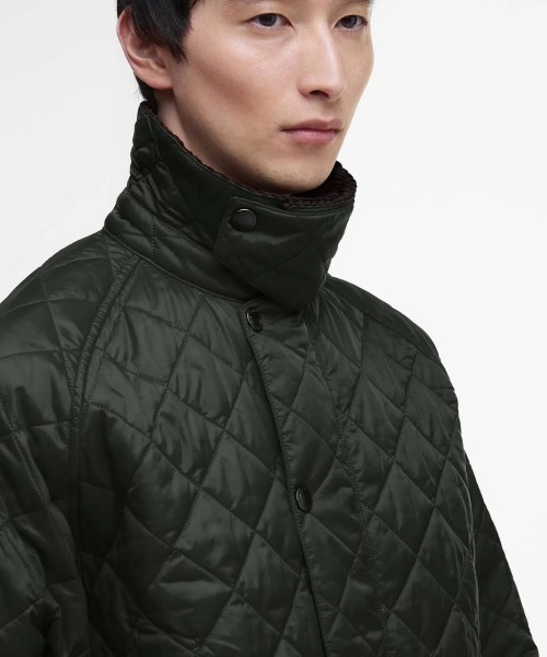 ブルゾン アウター Barbour Os Transport Quilted Jacket（バブアー トランスポート キルティング ブルゾン） メンズの画像