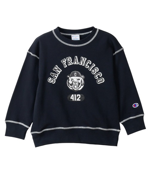 GYDA大人気完売！！入手困難CHAMPIONコラボトレーナーBLACK 大人気コラボ【MoMA X Champion】限定販売スウェットトレーナー