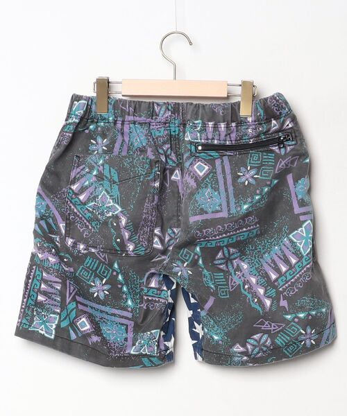 「ALDIES」 ショートパンツ LARGE ブラック×パープル メンズ_画像2