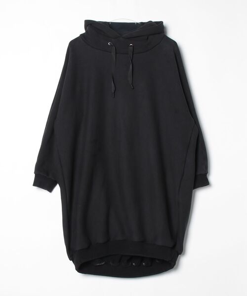 コグザビッグスモーク 洗える ゆったり プルオーバー 黒 ブラック フリーサイズ コグザビッグスモーク 洗える ゆったり プルオーバー 黒 ブラック