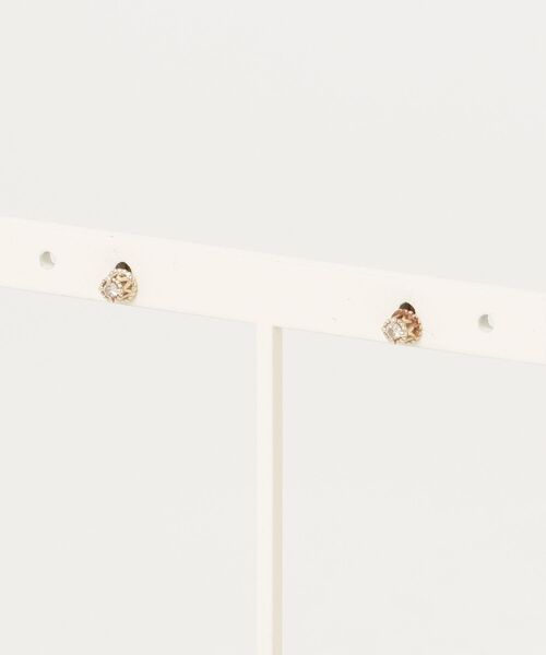 アガット　アメリカンピアス　両耳用 agete（アガット）の「K10アメリカンピアス（ピアス（両耳用））」 - WEAR