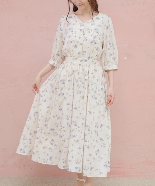 「Honeys」 「C・O・L・Z・A」半袖ワンピース S ホワイト系その他 レディース_画像3