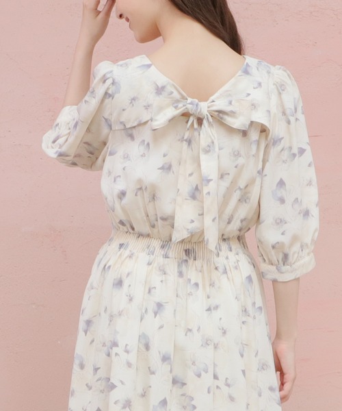 「Honeys」 「C・O・L・Z・A」半袖ワンピース S ホワイト系その他 レディース_画像5